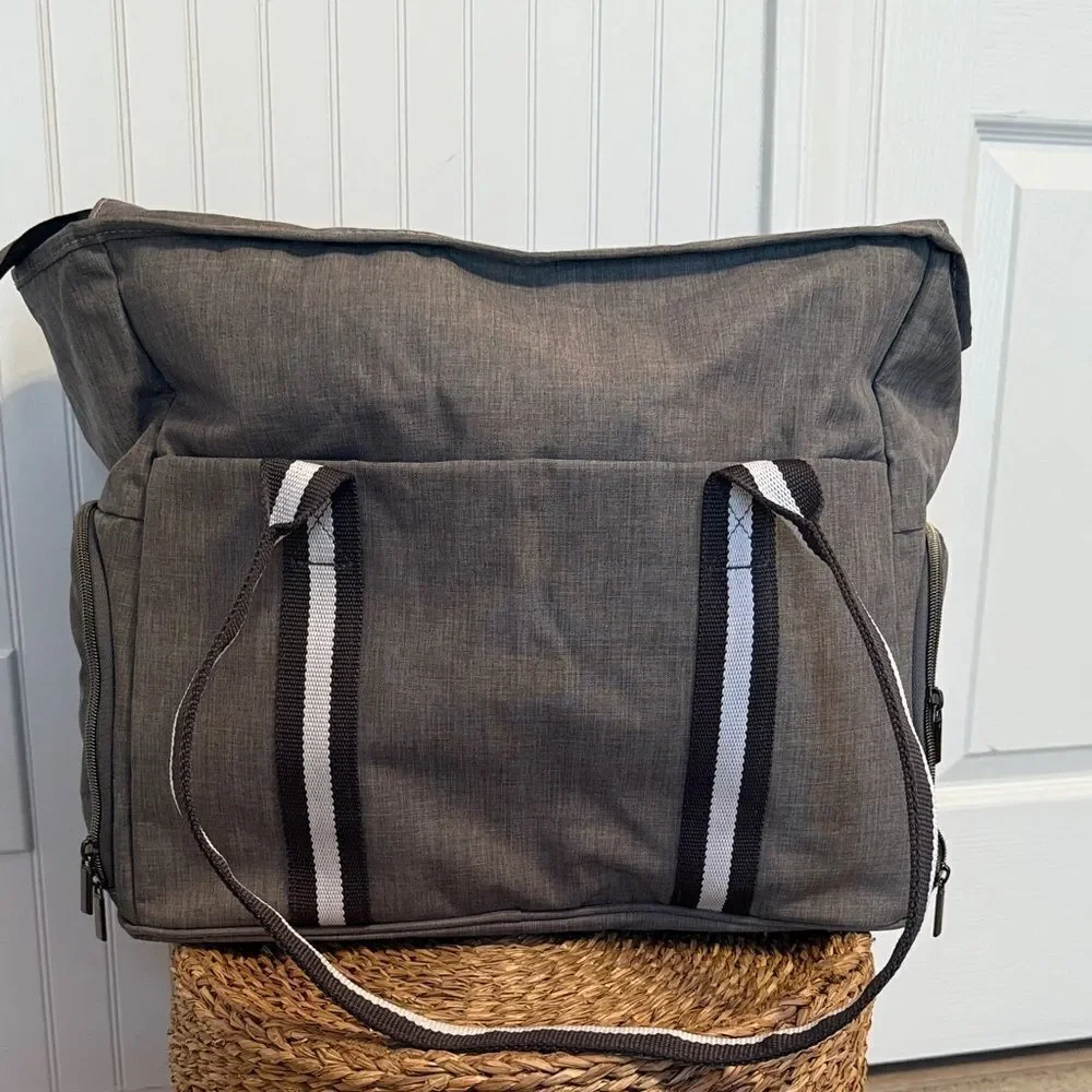 Yarwa Diaper Bag with Striped Handles - Excellent Condition